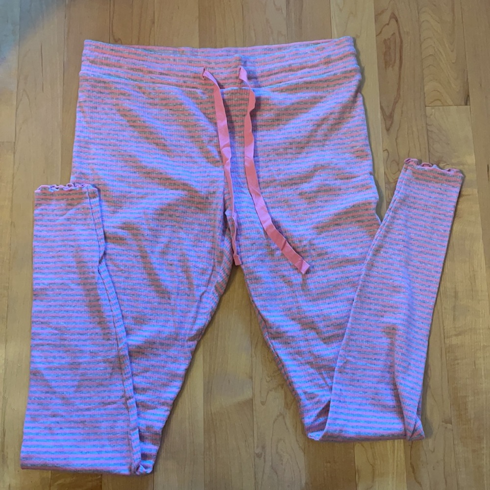 Gap body pink and gray striped pants size small new - Picture 4 of 5